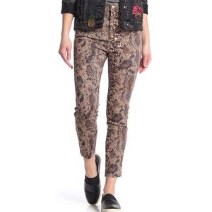 NWT Free People High Waist Denim Leggings